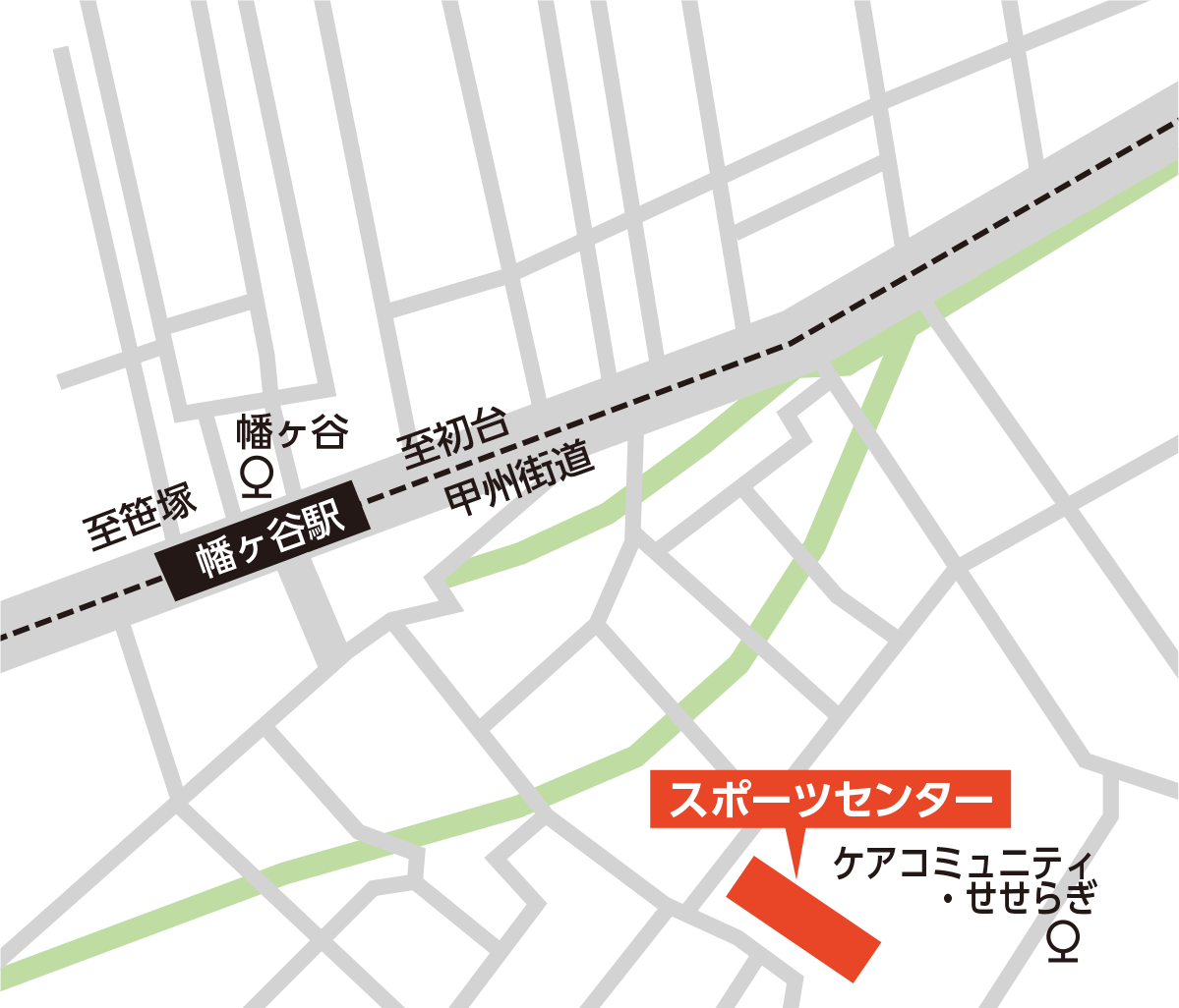 渋谷区スポーツセンターの地図